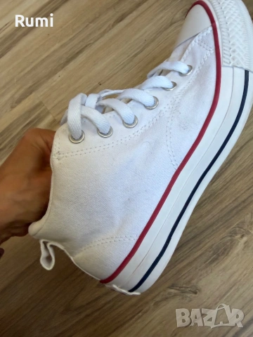 Оригинални високи бели кецове Converse ! 39 н, снимка 8 - Кецове - 52188287