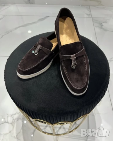 обувки от естествен велур loro piana