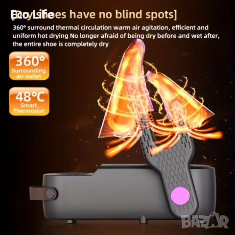 Електрически сушилник и стерилизатор за обувки, снимка 7 - Сешоари - 52413884