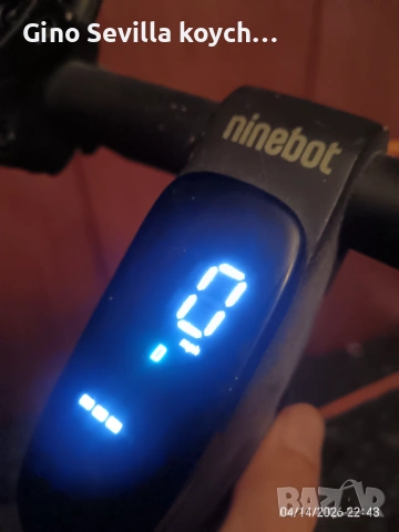 Продавам електрическа тротинетка Ninebot, снимка 3 - Скейтборд, ховърборд, уейвборд - 54201506