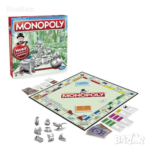 Игра MONOPOLY CLASSIC - Hasbro Gaming / Монополи - на български език, снимка 2 - Образователни игри - 45382394