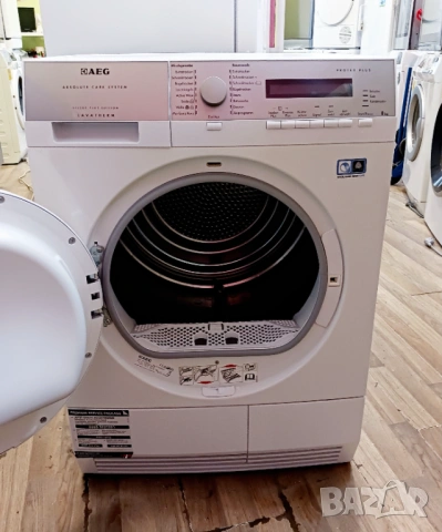 Кондензна сушилня с термопомпа  AEG  PROTEX PLUS  - 8 кг, снимка 6 - Сушилни - 53523724