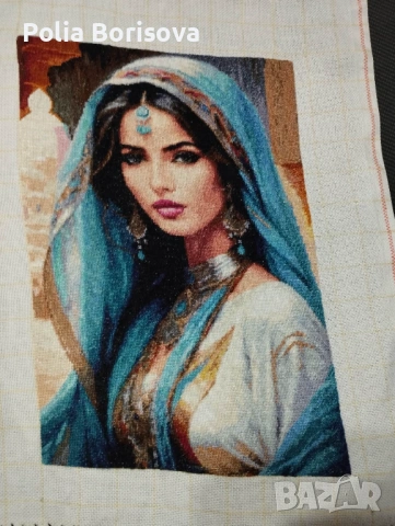 Гоблен Пустинна принцеса, снимка 3 - Гоблени - 53912937