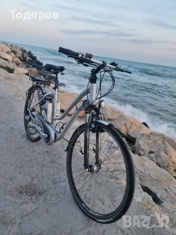 Качествен швейцарски електрически велосипед колело Flyer Panasonic 36 волта, снимка 9 - Велосипеди - 50320568