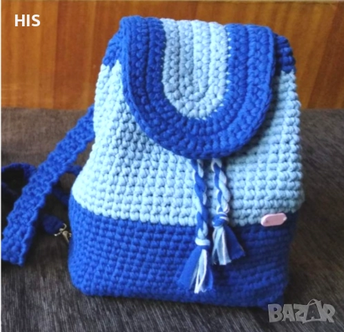 Дамски плетени чанти, луксозни, хендмейд с подплата и джоб, различни модели , снимка 15 - Чанти - 40479208