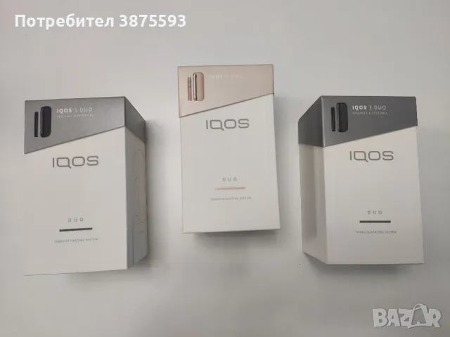 IQOS 3 DUO 3 броя , снимка 3 - Електронни цигари - 49599385