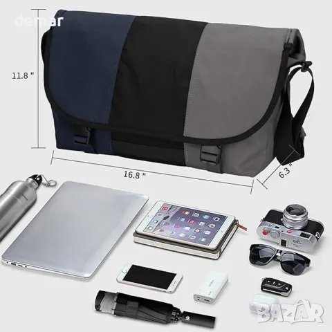 HP Hope Messenger Bag: Класическа чанта за лаптоп с размер 15.6 инча, снимка 3 - Чанти - 49824316