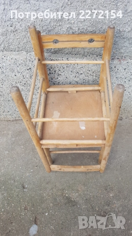 Дървен стол 2 бр, снимка 3 - Столове - 51516789