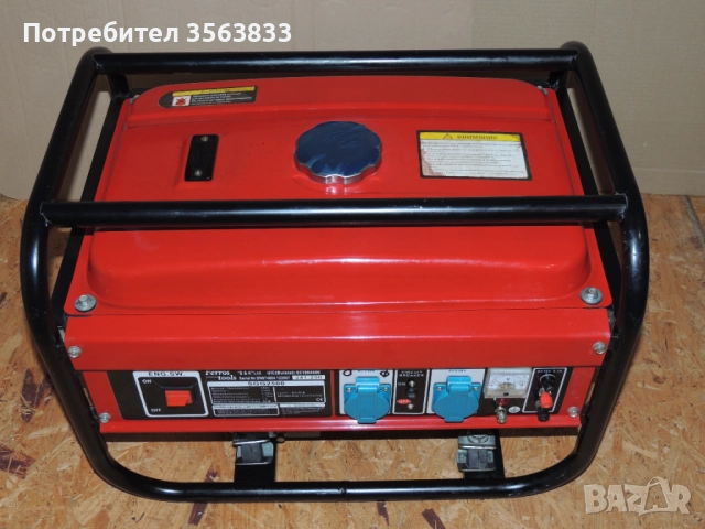 Бензинов генератор за ток монофазен 2.2 kW, снимка 12 - Генератори - 52643163