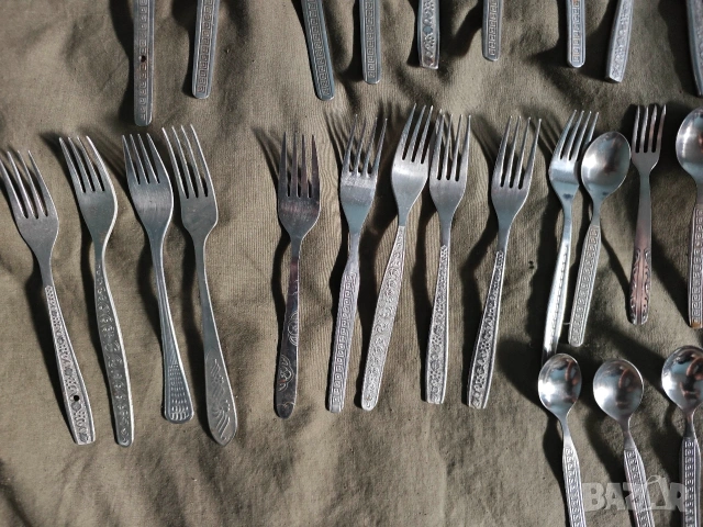 Продавам стари вилици и лъжици , снимка 5 - Сервизи - 54232656