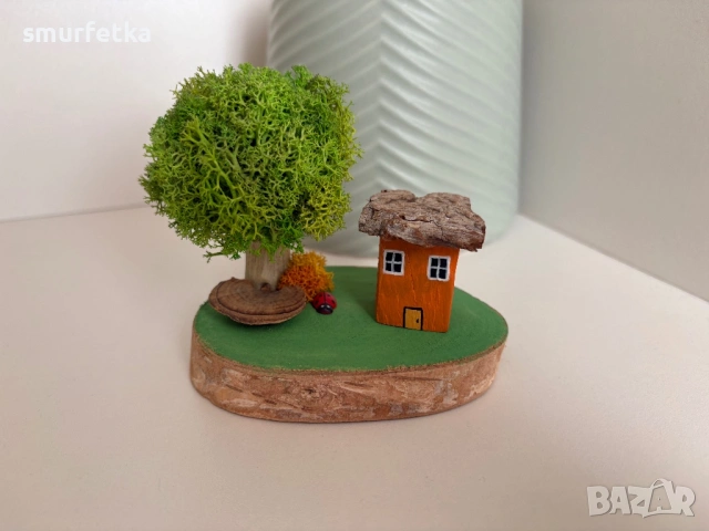 Дървени къщички, снимка 2 - Декорация за дома - 53911919