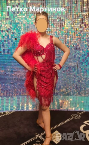 Рокля за спортни танци- латина, снимка 2 - Рокли - 53769332