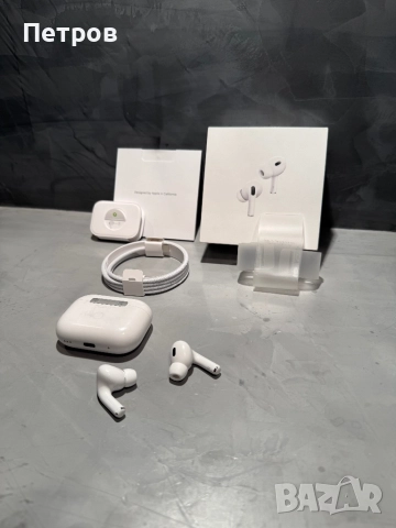 100% оригинални Apple Airpods Pro 2 Type C, снимка 3 - Bluetooth слушалки - 52632647
