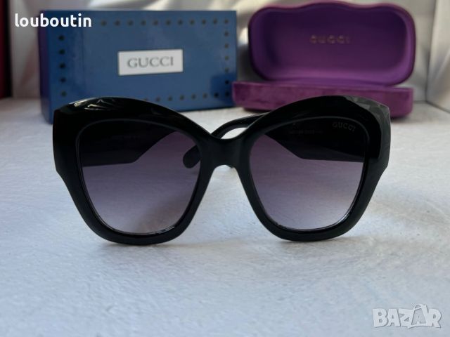 GUCCI GG0808 с лого 1:1 дамски слънчеви очила котка, снимка 4 - Слънчеви и диоптрични очила - 45197800