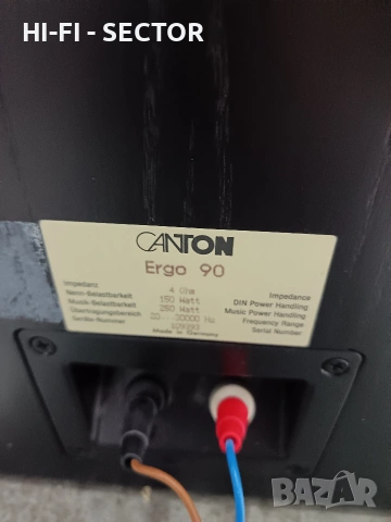 Canton Ergo 90 тонколони , снимка 7 - Тонколони - 53399505