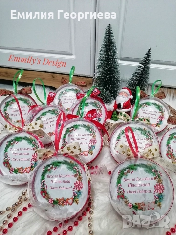 Коледни топки със снимки на най-ниски цени , снимка 18 - Други - 52822316
