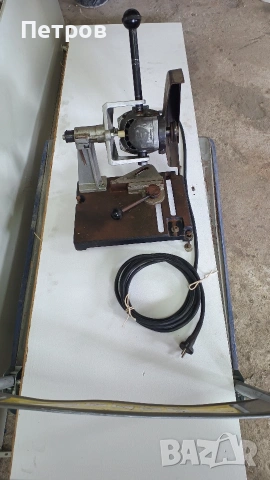 Продавам български ъглошлайф ЕЛПРОМ  WSBA - 1400 комплект със стойка, снимка 3 - Бормашини - 53636479