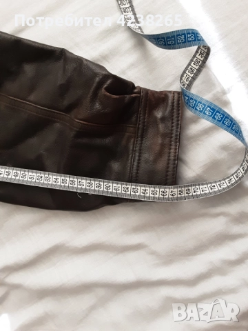 кожено яке - естествено кожа, черно, свалящи се ръкави, снимка 14 - Якета - 52678633