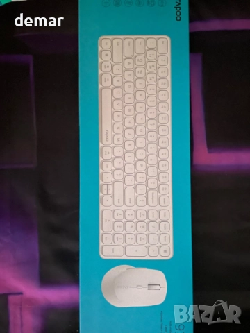 Безжични клавиатура и мишка RAPOO 9360M, снимка 12 - Клавиатури и мишки - 51919629