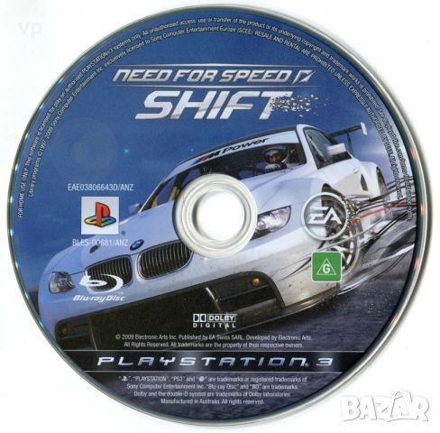 Игра Need For Speed NFS Shift за Плейстейшън 3, гонки с коли Playstation PS3 Оригинален блурей диск , снимка 2 - Игри за PlayStation - 45156211