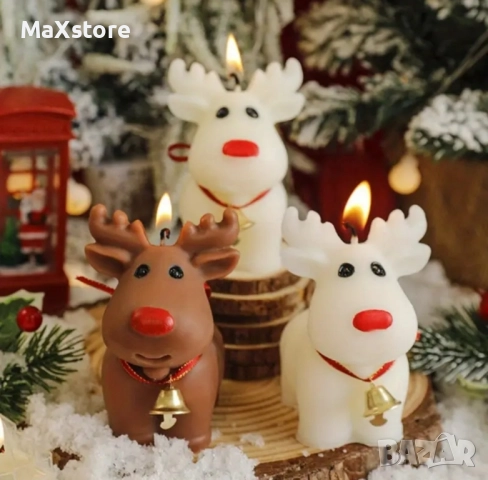 3D Голям елен Силиконов молд форма за свещи гипс сапун смола , снимка 4 - Форми - 51955326