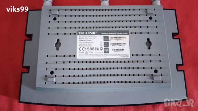 Гигабитов Рутер TP-Link TL-WR1043ND v2.1 с USB, снимка 5 - Рутери - 45143129