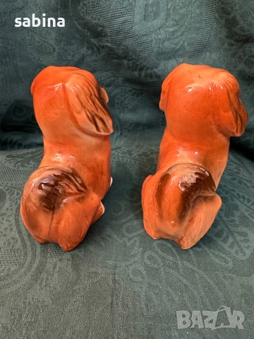 Статуетка Пекинез, ЛФЗ Ломоносов, СССР, снимка 3 - Други ценни предмети - 52974621