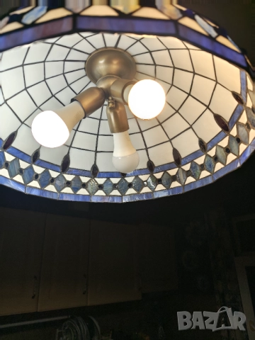 Полилей тип Тифани., снимка 5 - Лампи за таван - 51939204