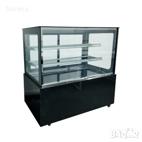 ПРОМОЦИЯ -12% Хладилна витрина за торти 120 см - черна