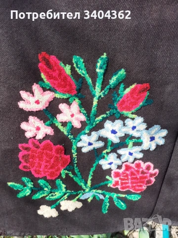 Стара автентична голяма фъкана престилка за носия, снимка 2 - Антикварни и старинни предмети - 50910164