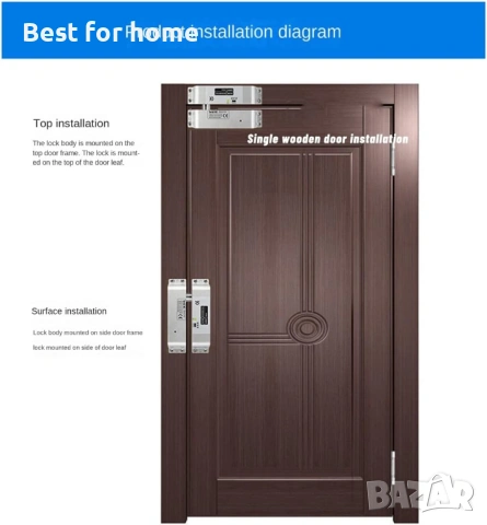 Електрическа ключалка Deadbolt 4 проводника DC12V, Mortise, снимка 5 - Други - 53405869