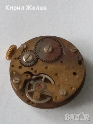 Механизъм с циферблат от стар ръчен часовник 52097, снимка 3 - Мъжки - 52260635