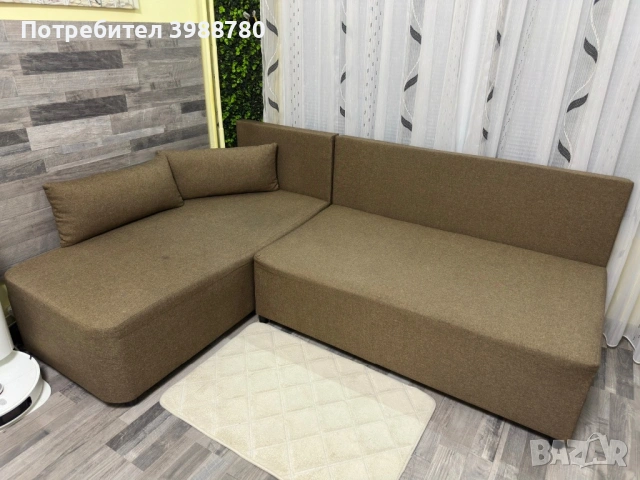 Ъглов диван разтегателен