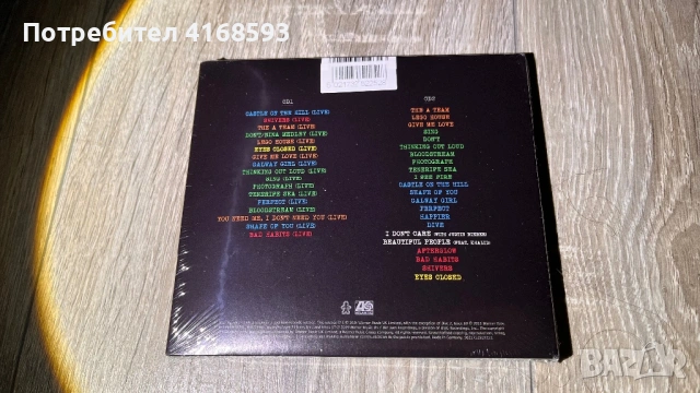 Ed Sheeran Tour Collections live cd албум ексклузивно издание, снимка 3 - CD дискове - 53513174