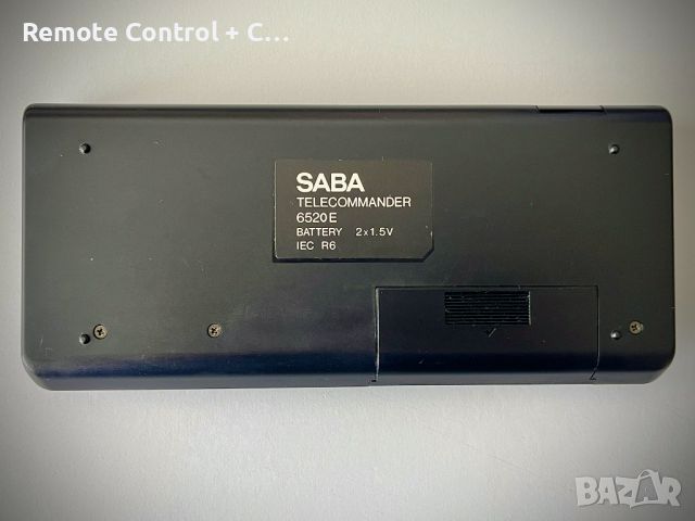 Дистанционно SABA 6520E TELECOMMANDER, снимка 3 - Дистанционни - 46370409