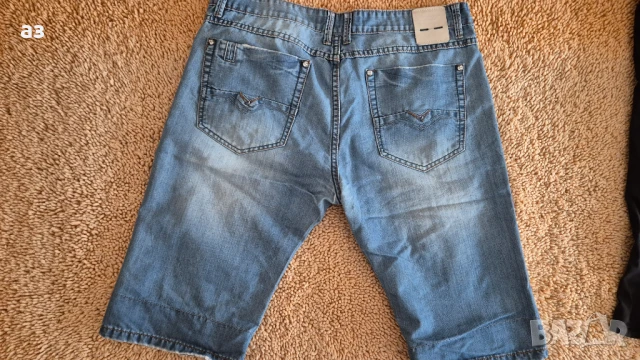 Мъжки къси дънки 36 размер, снимка 4 - Дънки - 50822765