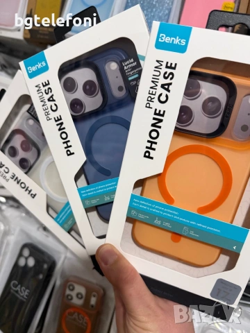 Benks луксозни гърбове с Magsafe за iPhone 17 Pro / 17 Pro Max, снимка 3 - Калъфи, кейсове - 53866496