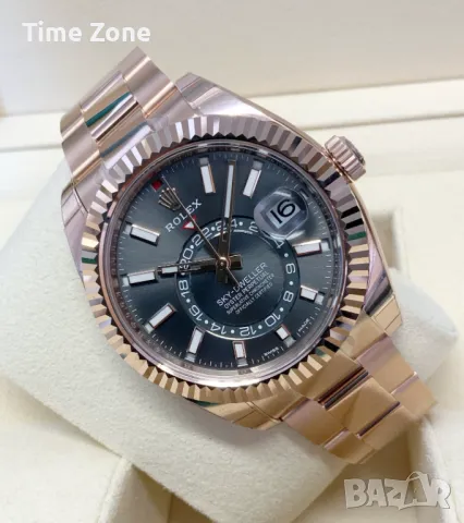 Rolex Sky-Dweller 42mm Everose Gold Dark Rhodium Dial Automatic Различни Варианти, снимка 4 - Мъжки - 48183537