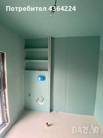 Строително монтажни работи с гипскартон стени и тавани,полагане на ламинат, снимка 14 - Монтажи - 48760478