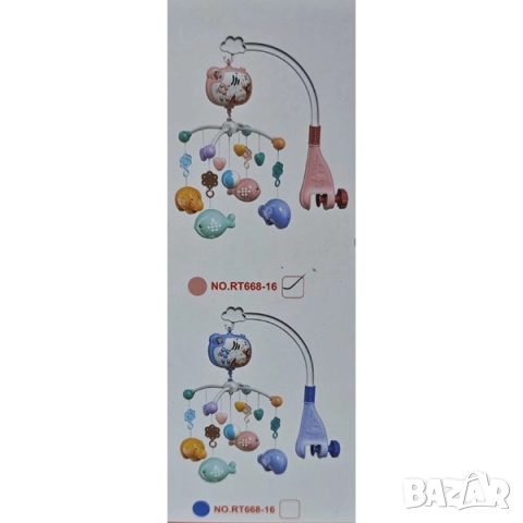Музикална въртележка с дистанционно, снимка 2 - Играчки за стая - 51514720