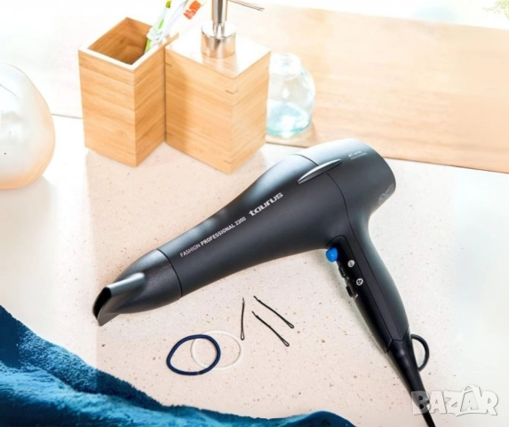 Сешоар TAURUS Fashion Professional 2300, 2200W, функция за студен въздух, 3 скорости, снимка 3 - Тримери - 51920119