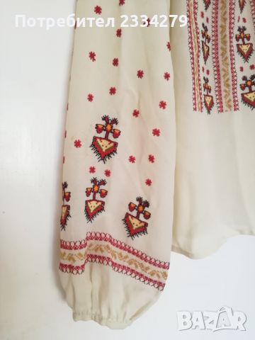 Фолклорна риза, към народна носия, ръчно бродирана коприна. , снимка 6 - Антикварни и старинни предмети - 46419923