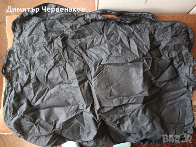 Синя сгъваема масажна кушетка 2 зони с дървена рамка VidaXL, снимка 3 - Кушетки - 53515717