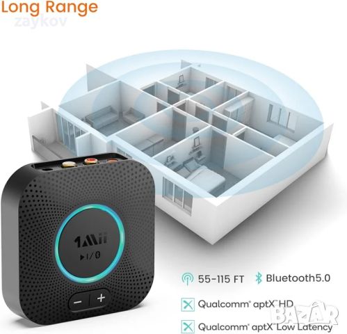 1Mii B06S Bluetooth 5.2 приемник за система за поточно предаване на музика, HiFi безжичен аудио , снимка 6 - Друга електроника - 46336557