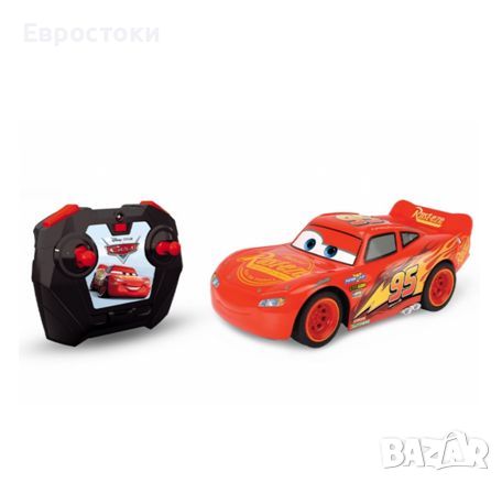 Радиоуправляема кола Jada RC Turbo Racer Lightening McQueen, снимка 3 - Коли, камиони, мотори, писти - 45935624