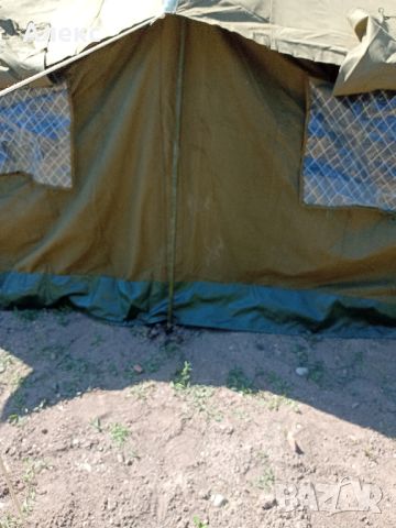 Военна офицерска палатка с гумиран под, снимка 7 - Екипировка - 45545295