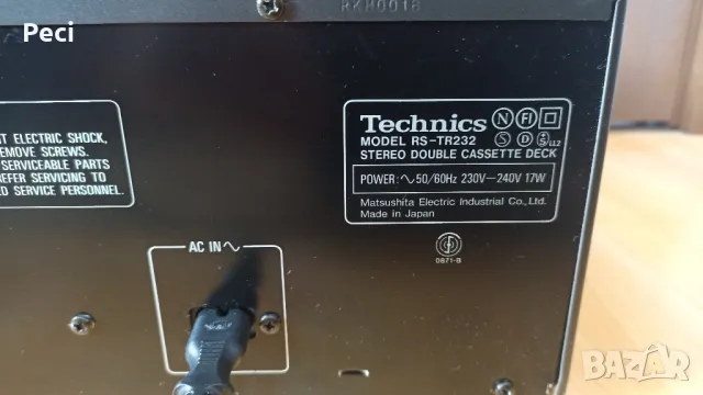 Technics RS-TR 232, снимка 8 - Декове - 49196530