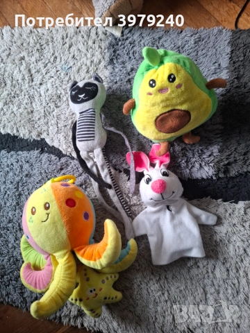 Сет от плюшени играчки едната е музикална, снимка 4 - Други - 53123983