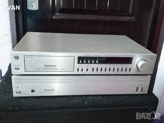 Продавам пред усилвател и стъпало technics 