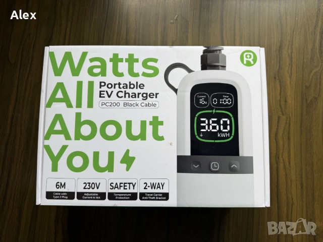 Мобилно зарядно устройство RheidonTech - PC200, шуко-Тип 2, снимка 2 - Аксесоари и консумативи - 53291931